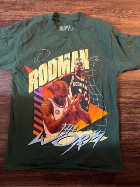 Dennis Rodman Graphic Tee - Green
